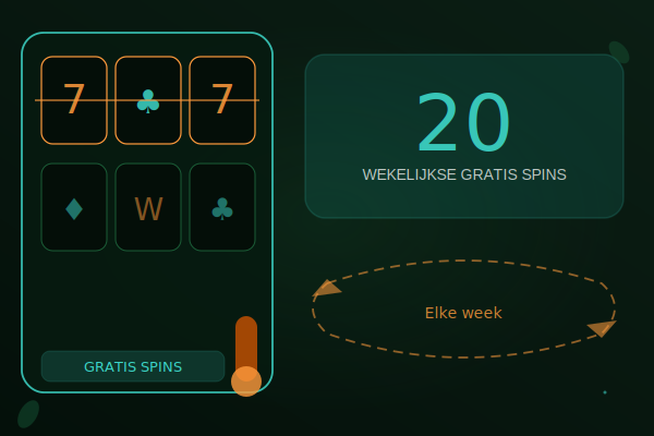 Wekelijkse gratis spins